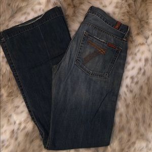👖✨ 7 For All Mankind Flare Jeans - Size 28, Inseam 32”, Perfect Condition